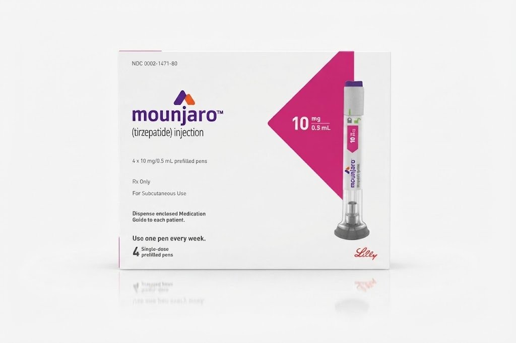 MOUNJARO 10mg KwikPen tirzepatide pre-filled injection pen